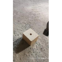 Block wood chipblock for pallet foot usage